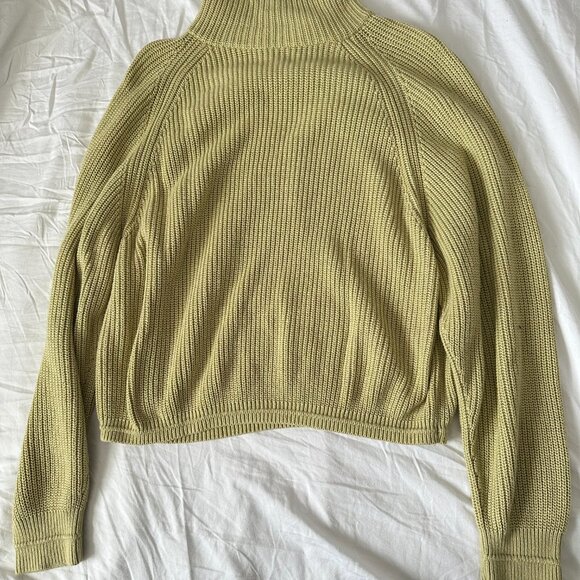 Lululemon Ribbed Turtleneck Sweater Dew Green M/L - Picture 3 of 10